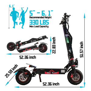 GlideZone GD82 Master 7000W Electric Scooter