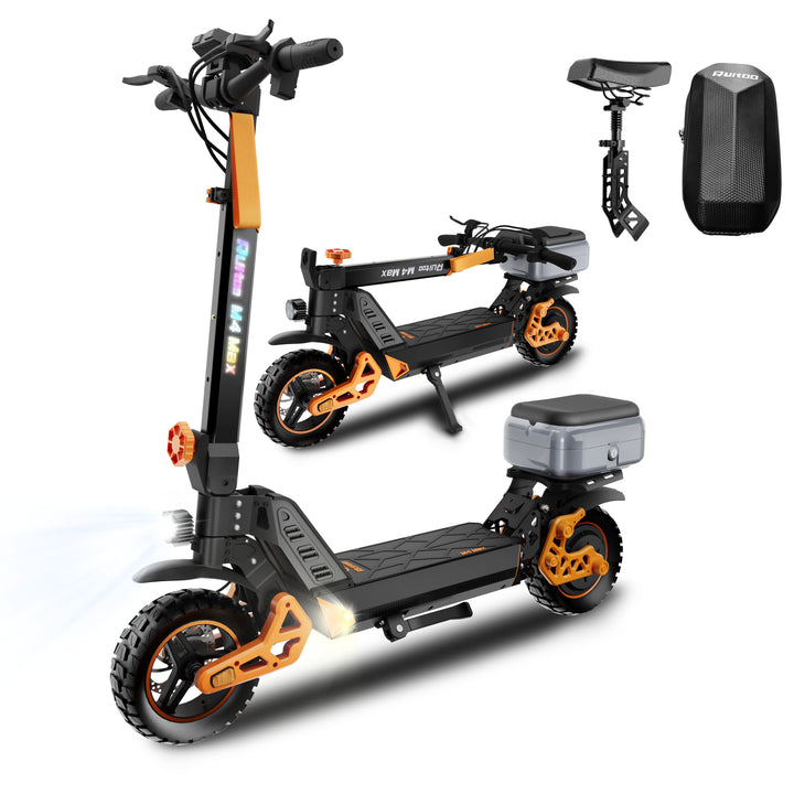 Glidezone M4 Max Foldable All-Terrain Electric Scooter for Adults, 1000W Motor, 748.80Wh Lithium Battery