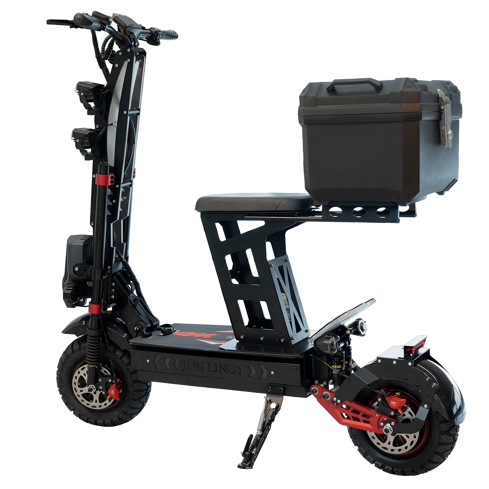 JunLing JL86 Pro Electric Scooter with Premium Seat and Large Capacity Trunk