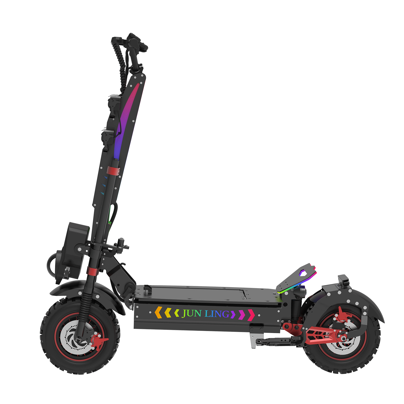 JunLing JL86 Pro All-Terrain Electric Scooter, Dual 4000W Motors, 75 Miles Range, 2400Wh Lithium Battery