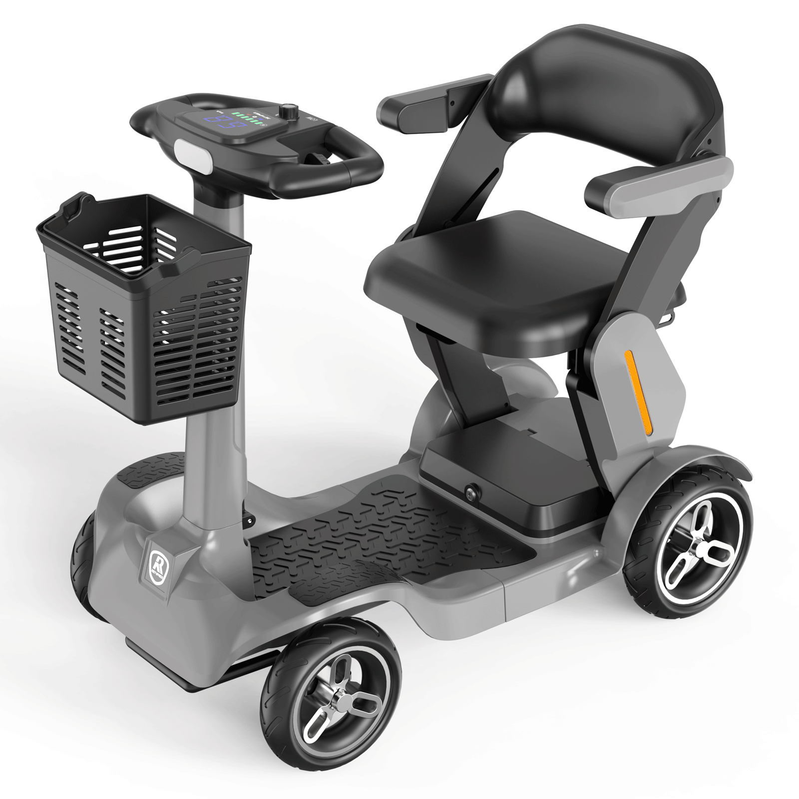 JunLing SPD2 4-Wheeled Mobility Scooters, 34 Miles Range, 756Wh Lithium Battery, 265lbs PayLoad