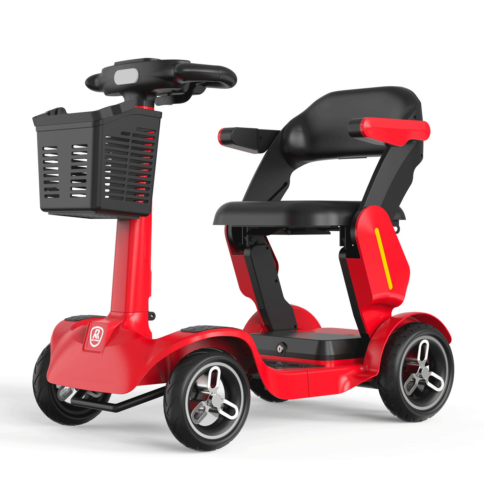 JunLing SPD2 4-Wheeled Mobility Scooters, 34 Miles Range, 756Wh Lithium Battery, 265lbs PayLoad